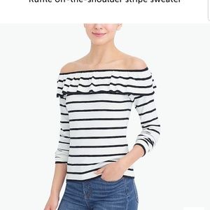 J. CREW Off the Shoulder sweater